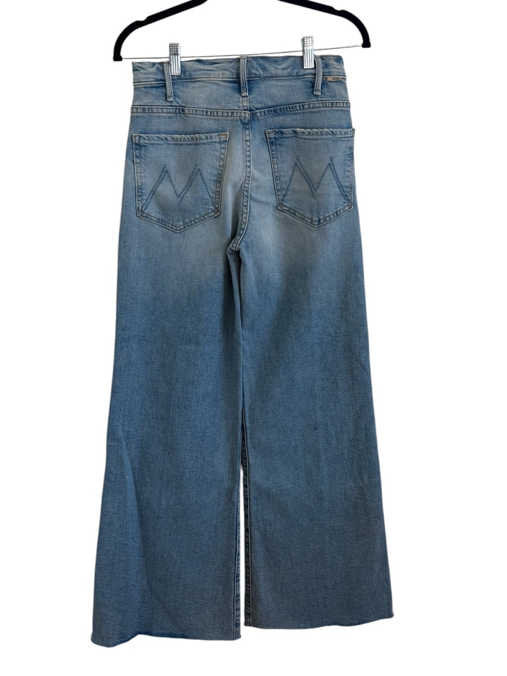 Mother Superior The Hustler Roller Fray I Confess Wide Crop Pants - Picture 7 of 14